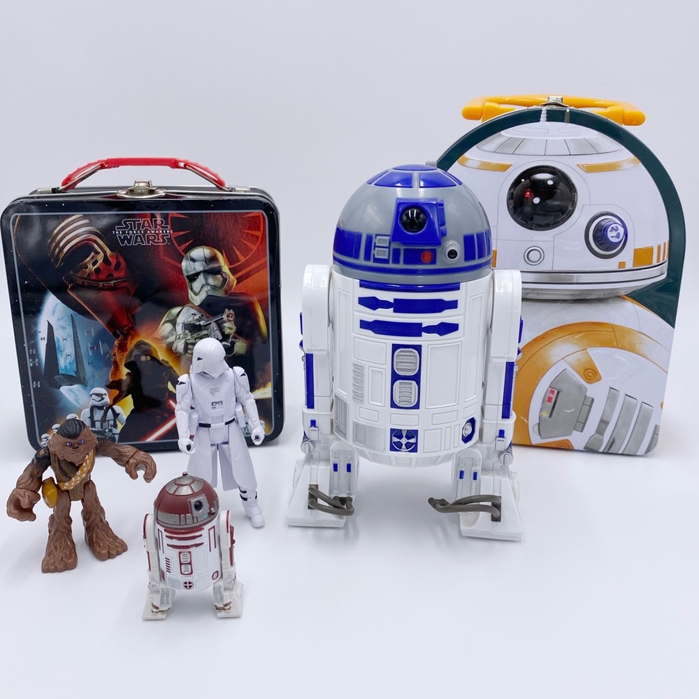 Star Wars Lot Bundle of Items Chewbacca R2-D2 Stormtrooper